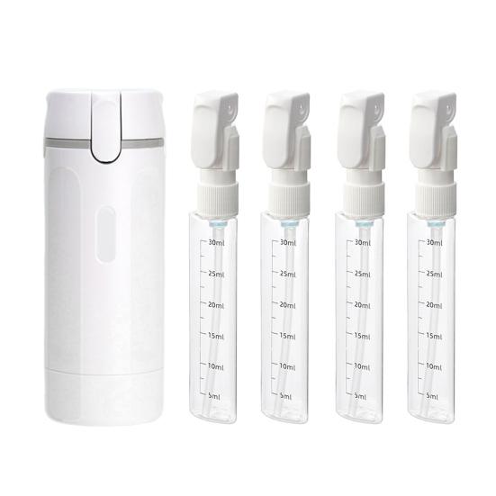 4Pcs/Set 30ML Travel Bottle Leak Proof Reusable Lotion Conditioner Shampoo Storage Bottle Dispenser Portable Refillable Empty Toiletries Container