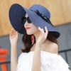 Fashion Holiday Hat Seaside Big Eaves Luffy Straw Hat Women's Summer Beach Hat Versatile Foldable Sun Hat
