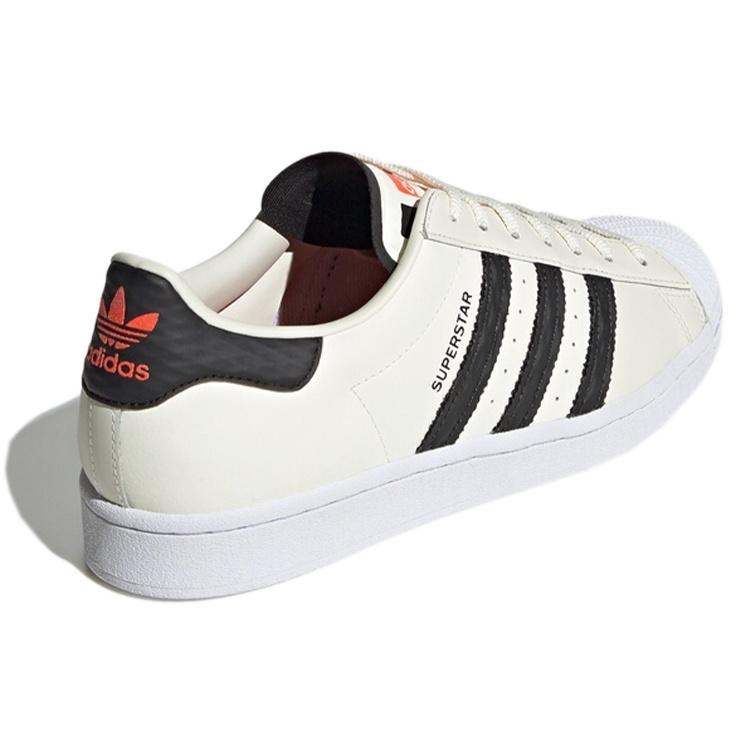 adidas originals Superstar Shoes 'White Black Orange' Men's FU9530