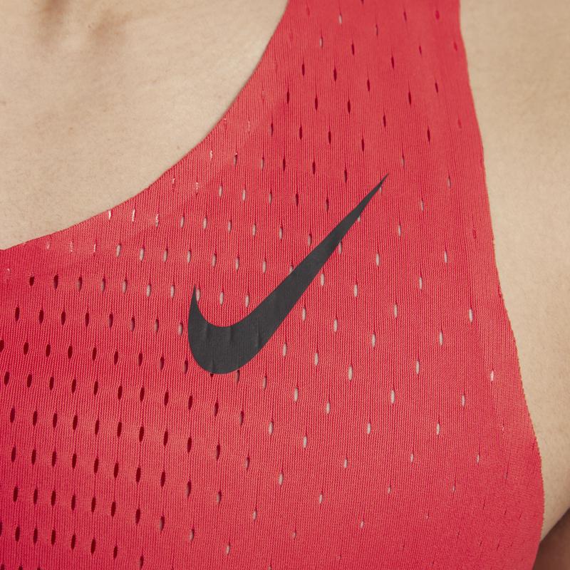 Nike Aeroswift Dri-FIT ADV Logo Quick-Dry Running Sleeveless Vest Men tops Light-Red Dark-Red Black FN4232-696