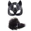 Sex toys for Women Bdsm Sex Bondage Set Handcuffs Whip 40CM Fox Tail Anal Plug Adult Games