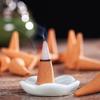 Y 60Pcs/bag Mixed Cones Incense Lavender Sandalwood Ocean Anxiety Relief Fragrance Incense Cone for Yoga Meditation Relaxation
