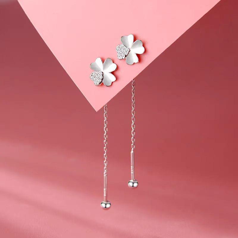 2025 Diamant Schneeflocken Ohrfaden Ohrringe: Elegante, vielseitige Damenmode