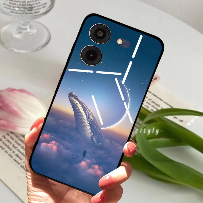 Für Tecno Pova 5 Pro 5G Hülle Pova5 4G Weiches Silikon TPU Handy Rückseite Für Tecno Pova Neo 3 Stoßfester Bumper LH6n Cartoon