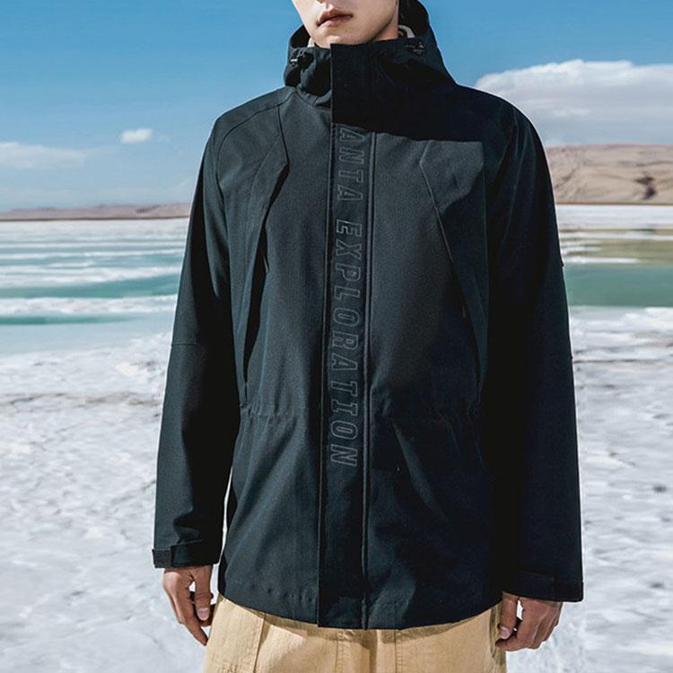 Anta Training Series Two-Piece Warm Casual Jacket Men Tops Black 952147670-4