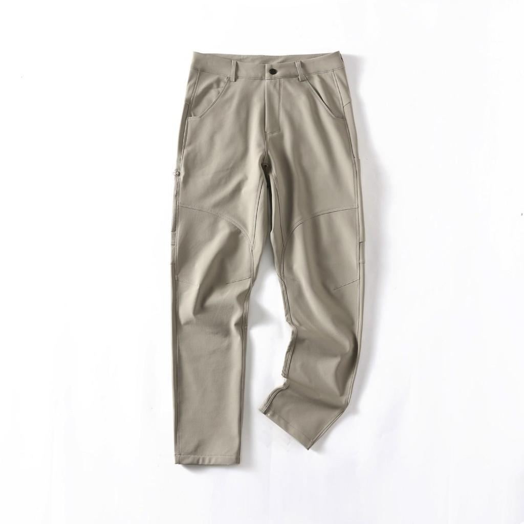 Tsutaya High-End Urban Outdoor Fleecem podšívkované Softshellové Větruodolné Pracovní a Turistické Kalhoty