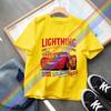 Vendita Calda T-shirt per Bambini Car Pixar Saetta McQueen Stampa Carina Vestiti per Bambine T-shirt a Maniche Corte per Neonati Top Estivi per Bambini