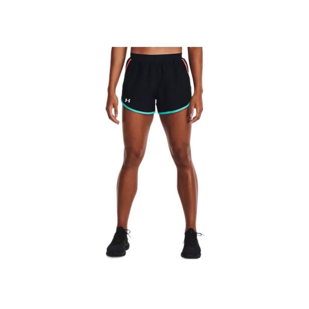 Under Armour Fly-By 2.0 Running Retro Casual Sports Shorts Women Shorts Black 1350196-023