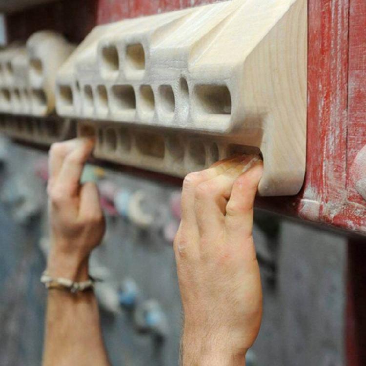 Pull Up Training Finger Grip Climbing Fingerboard Rock Climbing & Bouldering Training Board Climbing Hangs Board