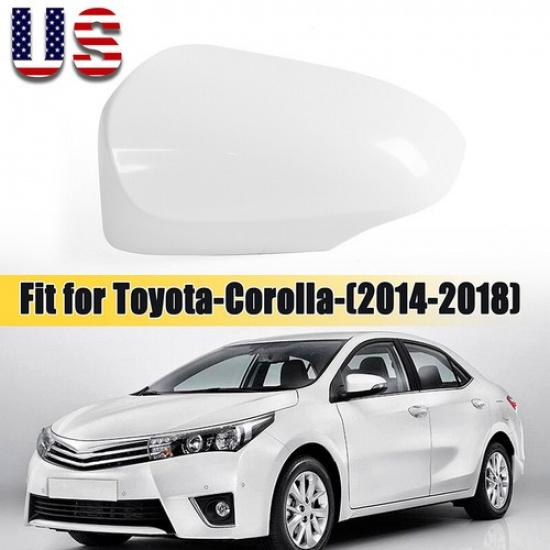 Left Driver Side Mirror Cover Cap Fit For 2014 2015 2016 Toyota Corolla