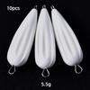 10pcs Slow Sinking or Floating Water Throwing Aid Assistance Fishing Float Bombard Bobber Carp Lure Tackle