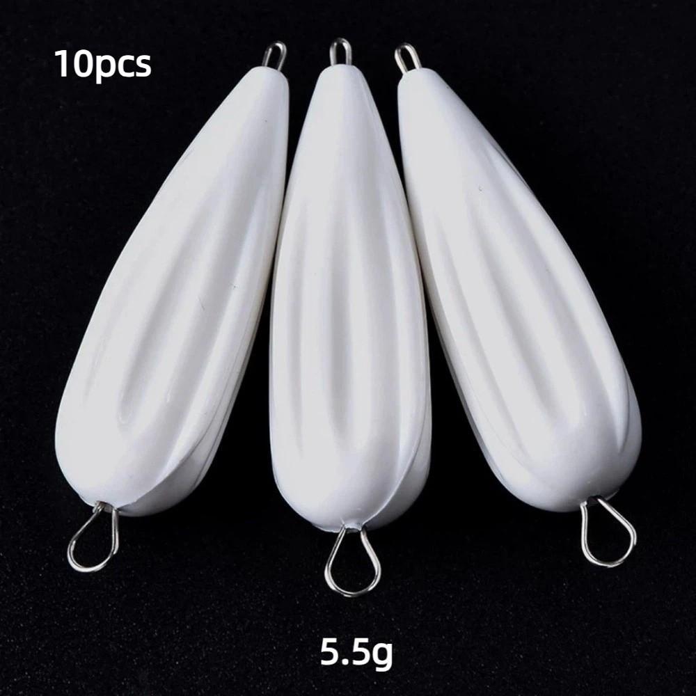 10pcs Slow Sinking or Floating Water Throwing Aid Assistance Fishing Float Bombard Bobber Carp Lure Tackle