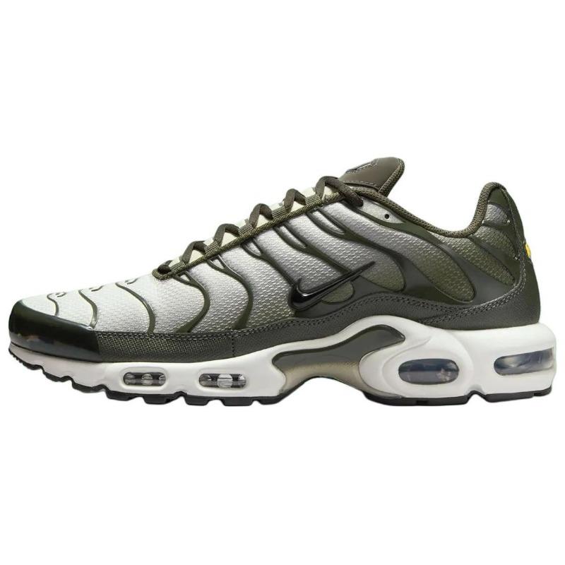 Nike Air Max Plus Unisex Low Top Running Shoes White Olive DM0032-300 38.5