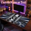 Las Vegas Raiders Personalisierte Namens-Text-Mausmatte, Große Schreibtisch-Mausmatte, Personalisierte Home-Office-Geschenkidee