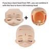 YMY Makeup Doll Face Doll Action Figure Accessories Ob11 Doll Accessories DIY Toy Gift Suitable for GSC 112 Scale Doll Head