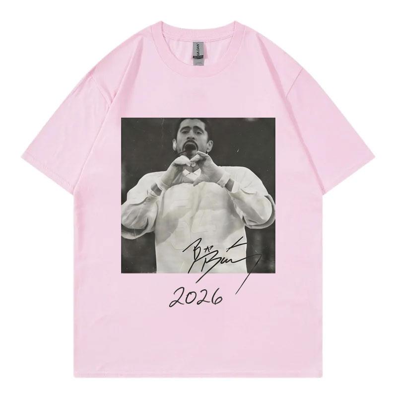 Hot Sale Bad Bunny Graphic T Shirts Fashion Hip Hop Vintage Short Sleeve Tshirt Unisexs Womens Casual Cotton Oversized Tshirts