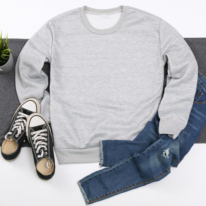 TEMU Autumn/Winter European & American Style Round Neck Custom Print Sweatshirt Available Now