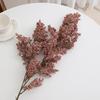 Wabi-Sabi Style Frosted Green Plants: High-End Artificial Flowers for Artful Arrangement & Photography Props