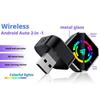 Wireless Android Auto Adapter With Voice Control Function Wear-resistant For All Cars Interior Accessories