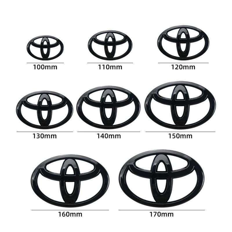 Cybf9 For Toyota Camry Corolla RAV4 Yaris Hilux 3D Car Logo Series Front Head Grill Hood Bonnet Emblem Rear Tail Bumper Trunk Badge