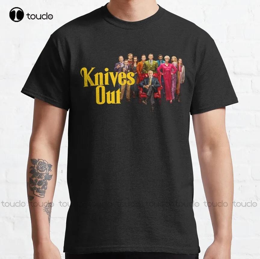 Knives Out Classic Tshirt Yellowshirt Custom Aldult Teen Unisex Digital Printing Xs5xl All Seasons Cotton Tee Shirt