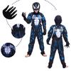 Weicher und atmungsaktiver Marvel Venom Symbiose Kinder Cosplay Overall Set
