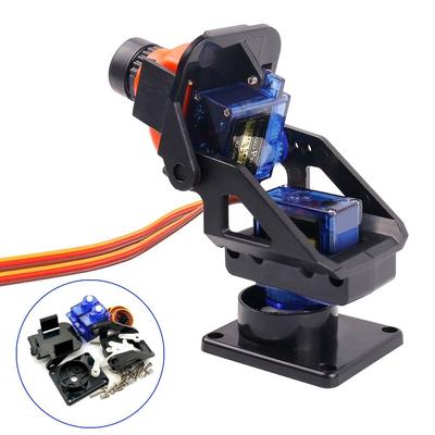 1Sets Ultraschall Luft Modell Lenkgetriebe Pan Tilt Rc Flugzeug Teile FPV Kamera Unterstützung Zubehör