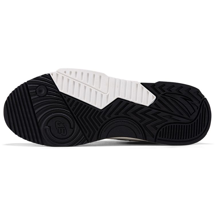 Anta High-Top Skate Shoes Men Shoes White Gray Black 912238085-3