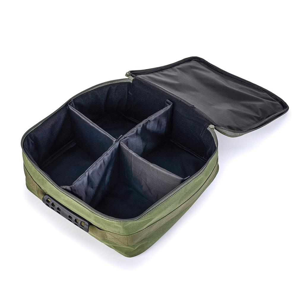 Portable Fishing Tackle Bag Waterproof Fishing Bag with 3 Adjustable Dividers for Spinning Baitcasting Fly Reels