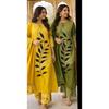 Hand Block Printed Heavy Cotton Kurta Set Women's Designer Ethnic Kurti Pant Set