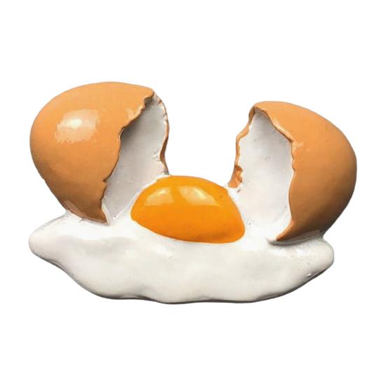 Simulated Egg Refrigerator Magnet Resin 3D Egg Decorative Fridge Magnet Memo Notes Po