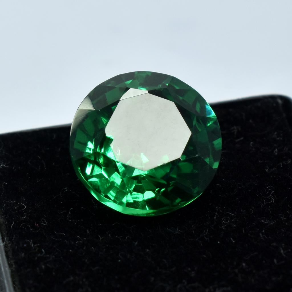 10.60 Ct NATURAL Green Tsavorite Garnet Round Cut   Loose Gemstone