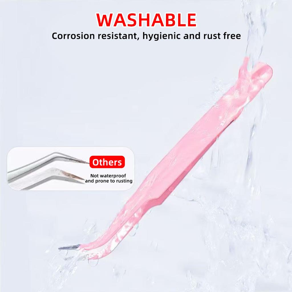 Eyelash Tweezers Eyelash Extension Tweezers Stainless Steel Eyelash Extension Tweezers Pointed Eyelash Tweezers Beauty Tools