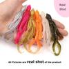 5PCS 10cm/4g Octopus Squid Bait Fluo Saltwater Snapper Fishing Soft Lure TPR Material Kabura Pesca Wobbler Fishing Tackle