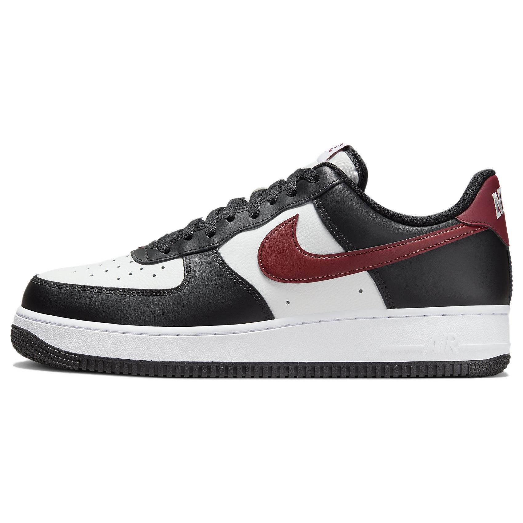 

новые Nike Air Force 1 GS Черные Темно-красные 36