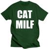 Funny Cat Milf T Shirts Emo Summer Style Graphic Cotton Streetwear Short Sleeve Humor Quote Gifts T-shirt Mens Clothing