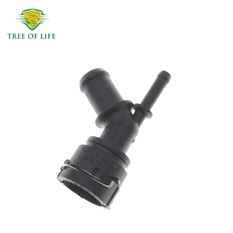 For 1998-2005 VW Jetta Golf 1.6 2.0 2.3 1.9T Water Tube Connector To Heater Core Coolant Outlet Flange Connector 1J0 122 291B