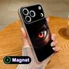 Anime Eyes Phone Case for iPhone 17 16 15 14 13 12 11 Air Pro Max Plus Mini Soft TPU Clear Magsafe Cover