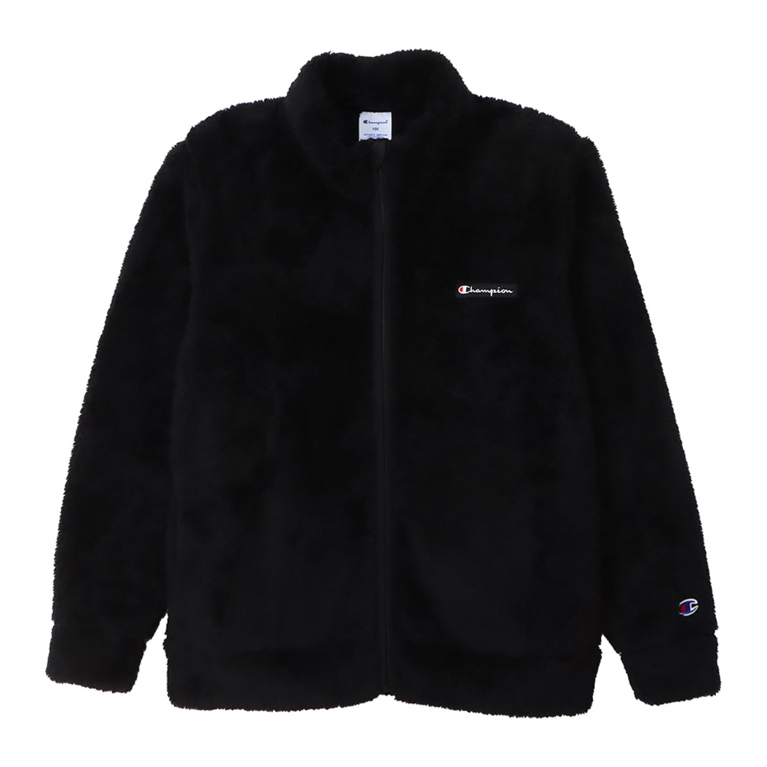 

Champion Long Sleeve Script Logo Zip Kids Jacket, Basic, Black, CK-A602 чорний