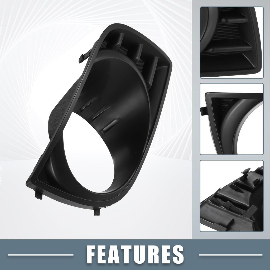 ABSOPRO Fog Light Grille Front Right Passenger Fog Light Bezel Cover Trim for Toyota Sequoias Cover, Side, 81481-0C021, 2008-2016