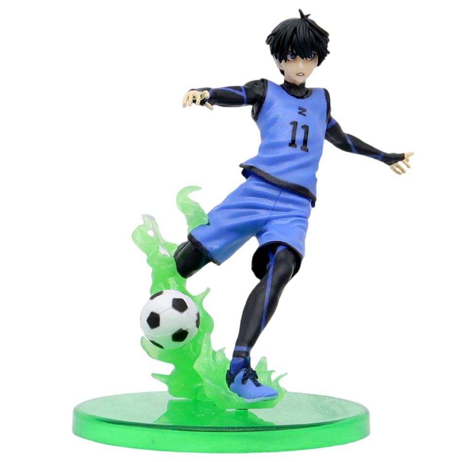 Anime BLUE LOCK Figure Football Comic Isagi Yoichi Bachira Meguru Nagi Seishiro Mikage Reo PVC Model Room Decor For BIrthday Gif