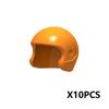 Military Building Blocks Accessories Soldier Figures Soviet Helmets Guard Hat Navy Pirate Firefighter Army Hats Mini Bricks Toys