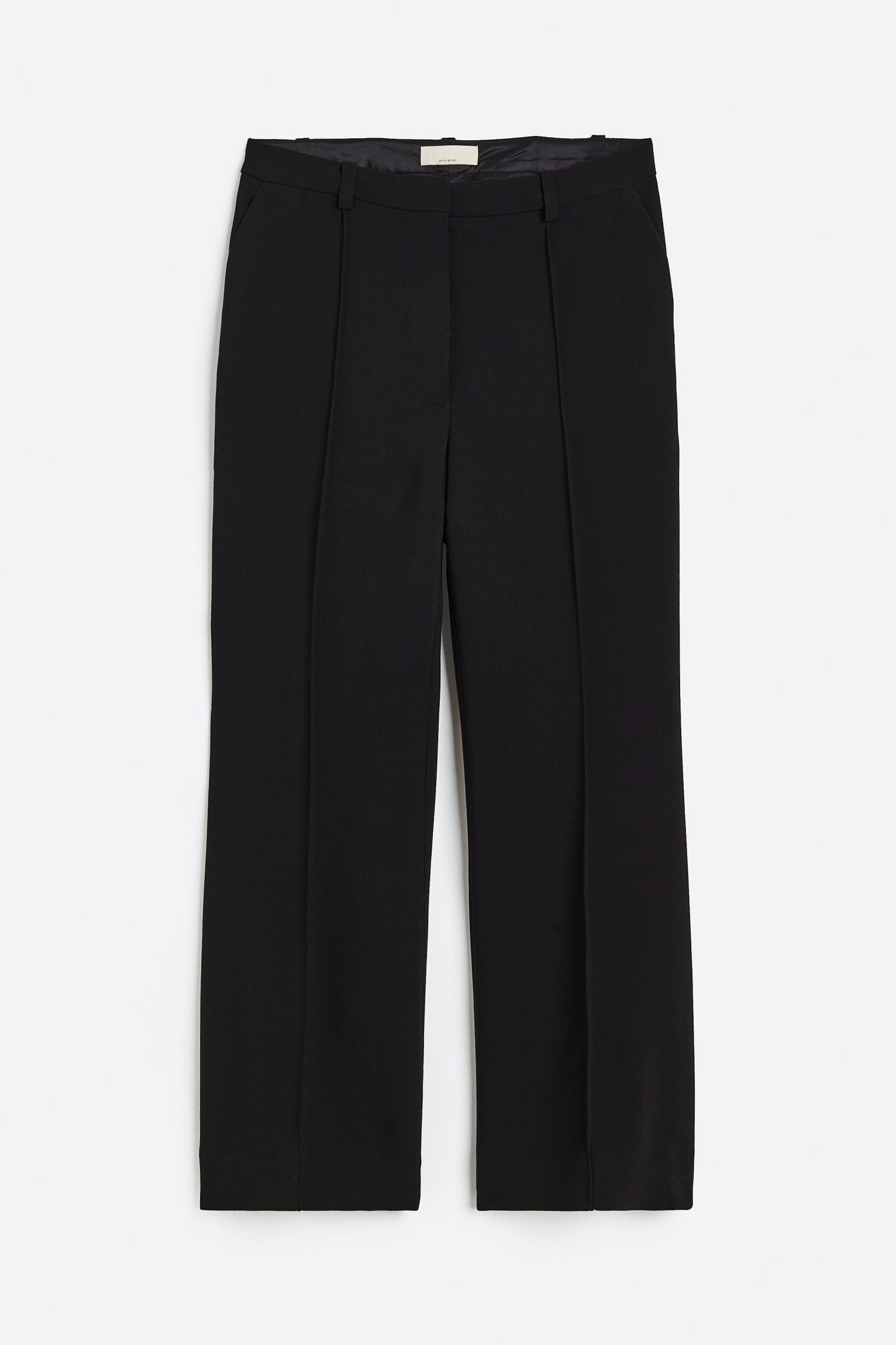 

Tailored wool-blend trousers