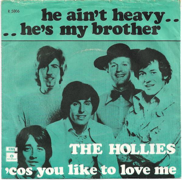 

7inch Record HOLLIES - He Ain t Heavy.... He s My Brother R5806 Parlophone 1969 UK Rock Used