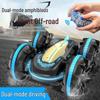 Amphibious Stunt Remote Control Car with Lights: Double-Sided, Large Size, Off-Road and Tumbling Action