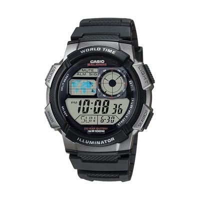 Watch Digital World Time AE1000W-1BVCF Men's Overseas Model