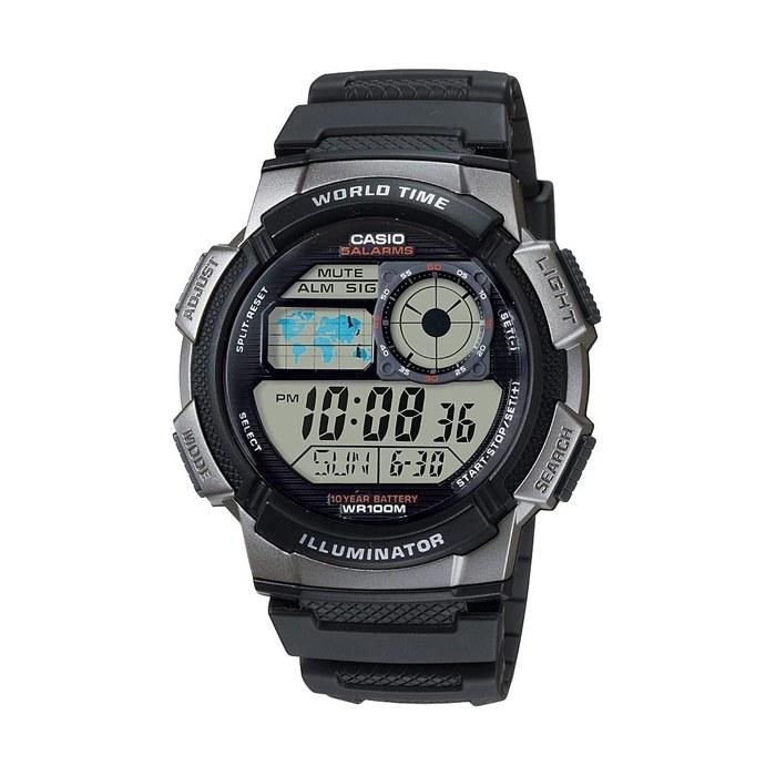 [Casio] Watch Digital World Time AE1000W-1BVCF Men s Overseas Model