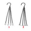 14" Hanging Basket Flower Pot Replacement Plant Hangers 4 Strand Hanging Chain Replacement Chains