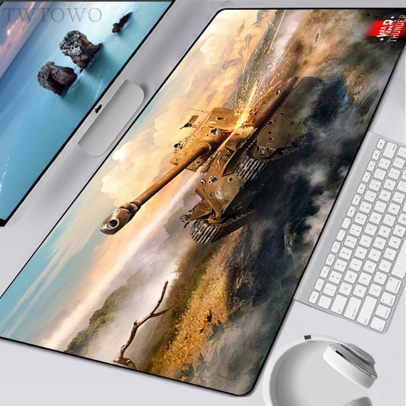 Tappetino Mouse War Thunder Gamer Casa XXL Tappetini Mouse Personalizzati Tappetino Mouse Tappeto Morbido Gamer Gomma Naturale Tappetino Mouse Antiscivolo