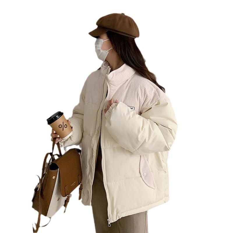 Cotton clothes women's Korean version loose 2025 new winter down padded jacket bread suit student thickened warm padded jacket trend